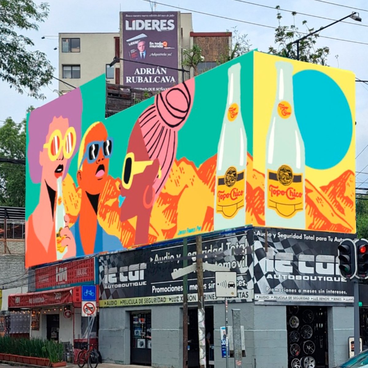 Mural 125 años Topo Chico