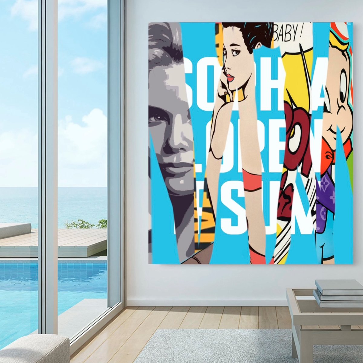 Bikini Bay cuadro original