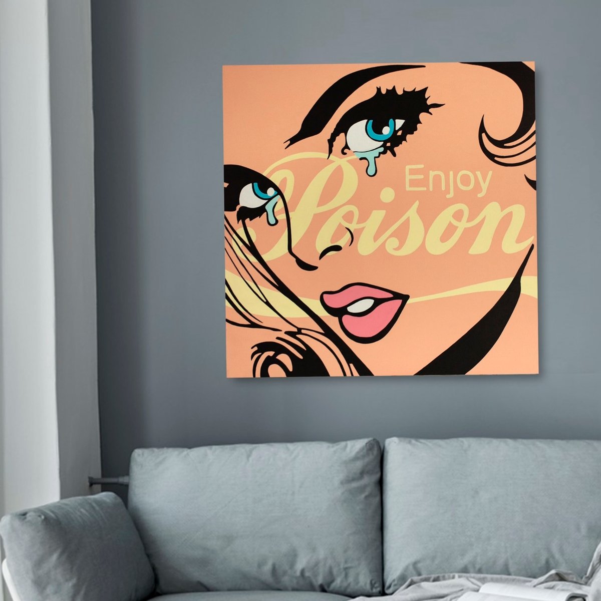 Enjoy Poison cuadro original