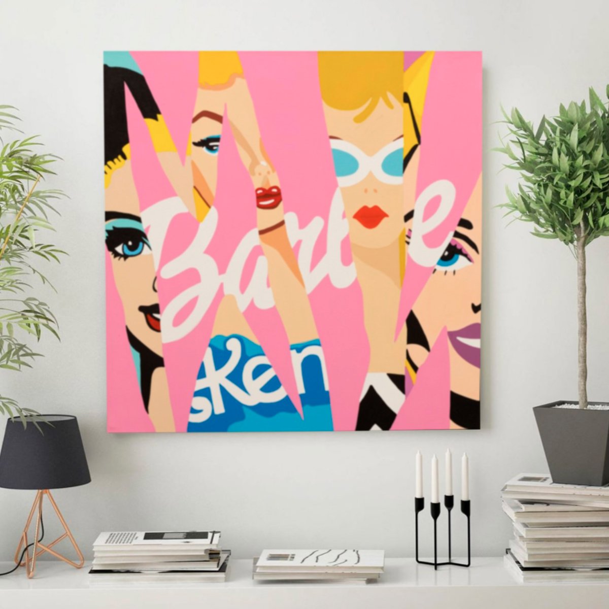 Cuadro original Life in Plastic