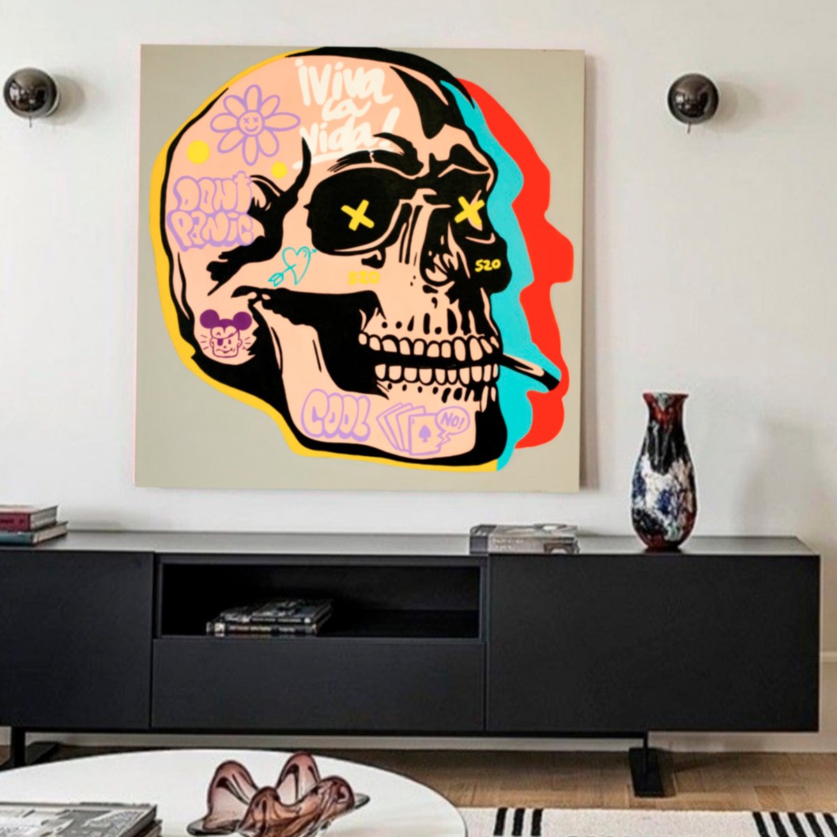 Viva la vida cuadro original